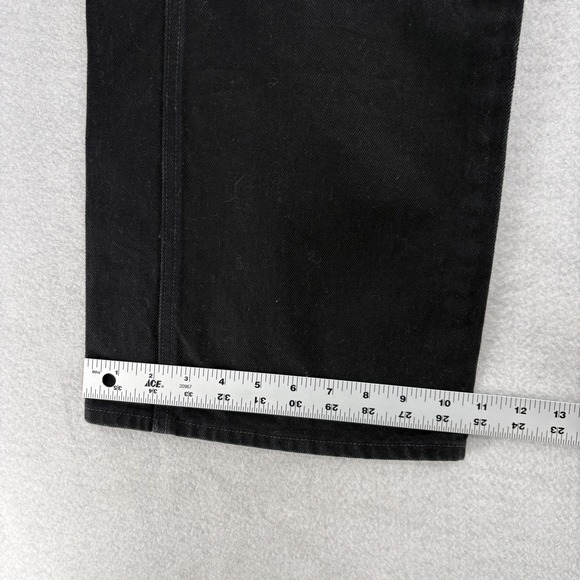 Veronica Beard Jeans Womens 25 Black Taylor Relaxed Wide Leg High Rise Denim - Picture 11 of 14